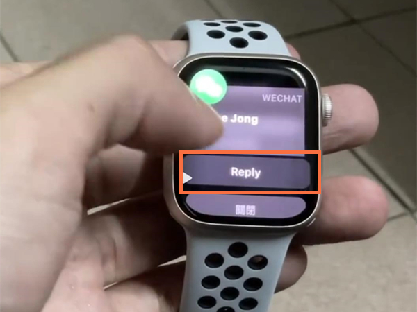 iwatch7怎么在微信中打字？iwatch7在微信中打字的方法