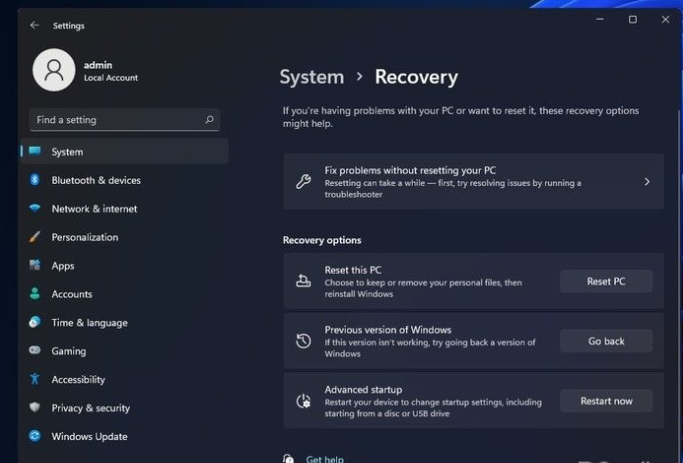 Win11超過時間如何退回Win10？Win11超過時間退回Win10的方法