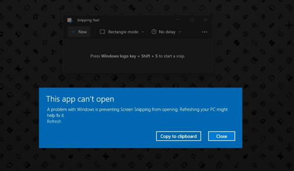 Win11截圖提示錯誤怎么辦？Win11截圖提示錯誤的解決方法