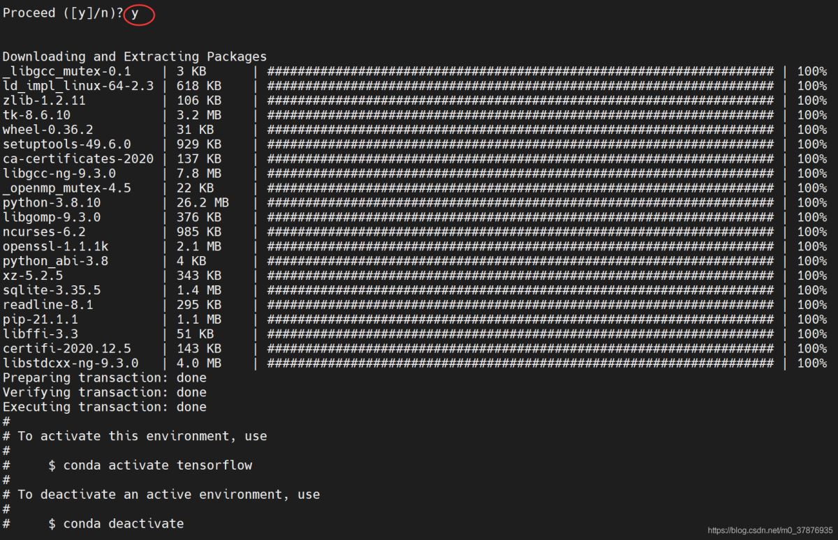 Python3安裝tensorflow及配置過程