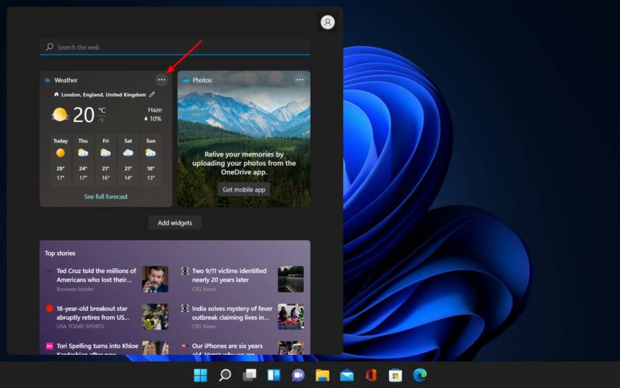 Win11如何刪除天氣小部件？Win11刪除天氣小部件的方法