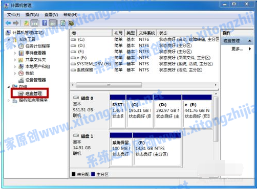 Win7系統怎么進行磁盤分區？