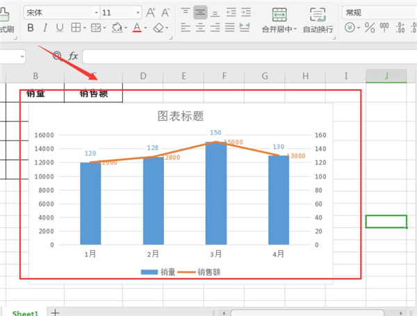 WPS如何制作雙坐標圖表？WPS制作雙坐標圖表方法