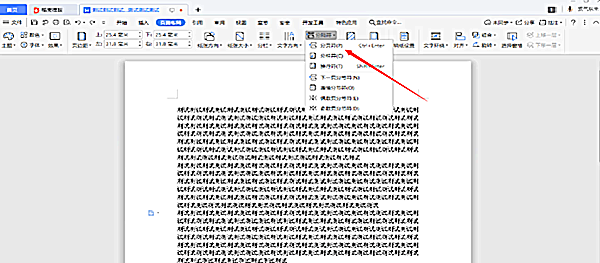 WPS中Word怎么添加下一頁？WPS中Word添加下一頁方法