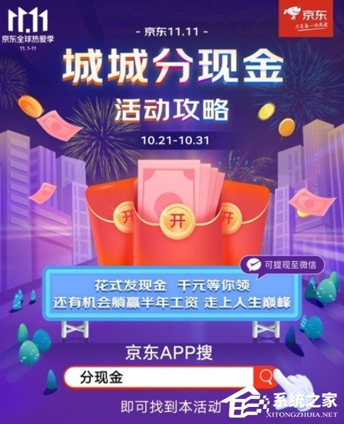 2020京東雙11城城分現金活動正式上線！活動入口以及玩法往這看！