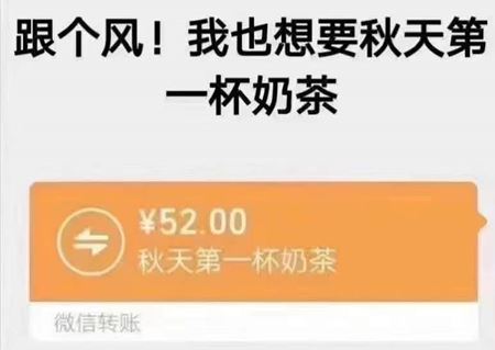 刷爆網絡和朋友圈！抖音秋天的第一杯奶茶是什么梗？