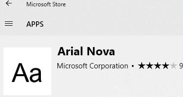 Win10如何從微軟商店下載字體？Win10從微軟商店下載字體的方法