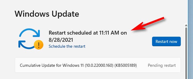 怎么在Windows 11上為Windows更新安排重新啟動？