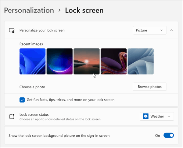 怎么更改Windows11鎖屏壁紙？更改Windows11鎖屏壁紙方法教程