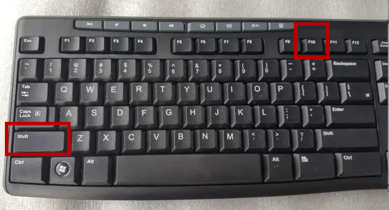 Win10鼠標失靈可以用鍵盤打開右鍵菜單欄嗎？