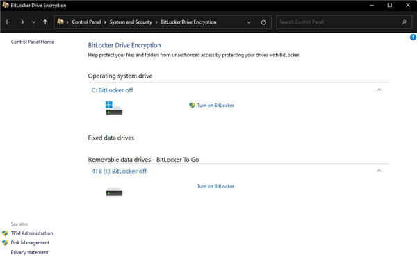 如何在Win11上快速加密硬盤？Win11上快速加密硬盤方法步驟
