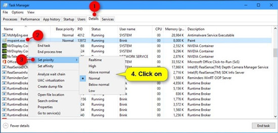 怎么在Windows10中為應用程序設置CPU進程優先級Windows？
