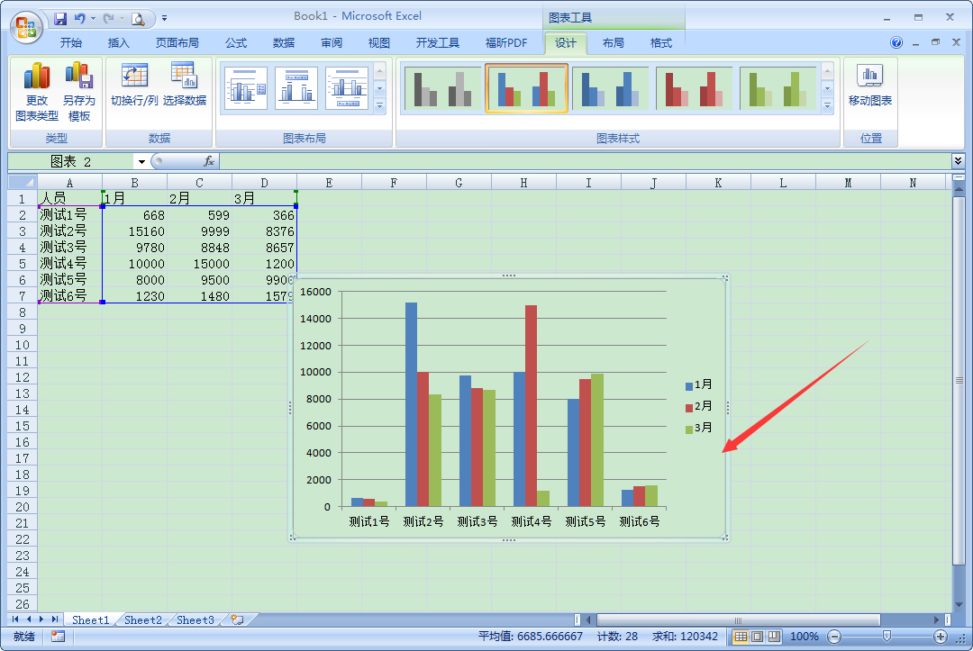 Excel2007怎么制作柱狀圖？Excel2007柱狀圖快速生成方法
