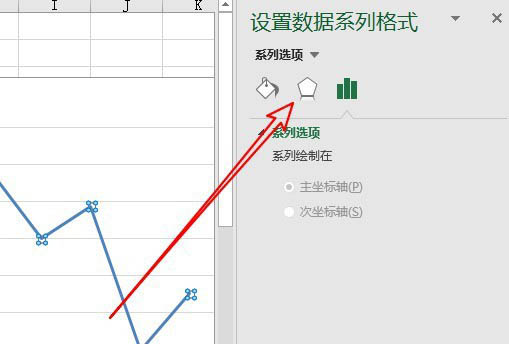 Excel折線圖表怎么添加陰影？
