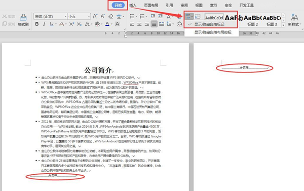 怎么刪除WPS文檔中多余的空白頁？