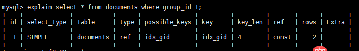mysql索引 - mysql explain 的using where 到底是什么意思？