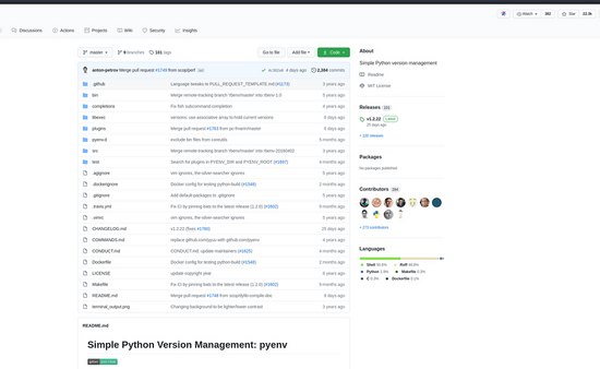 Python使用pyenv實現多環境管理