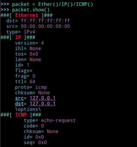 python使用scapy模塊實現ping掃描的過程詳解