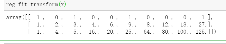 python實現PolynomialFeatures多項式的方法