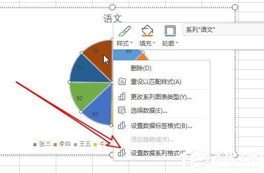 如何使用wps2019制作出彩色二維餅形圖？使用wps2019制作出彩色二維餅形圖的方法