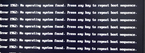 Win10重裝系統的時候提示Error 1962應該怎么辦？