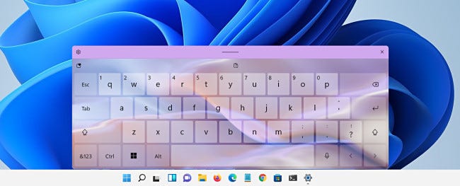 怎么在Windows11上更改觸摸鍵盤主題？