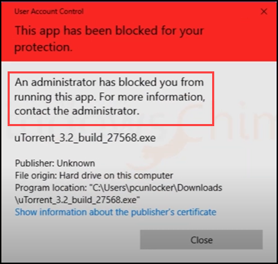 如何修復Windows10中的“此應用程序已被阻止以保護您”？