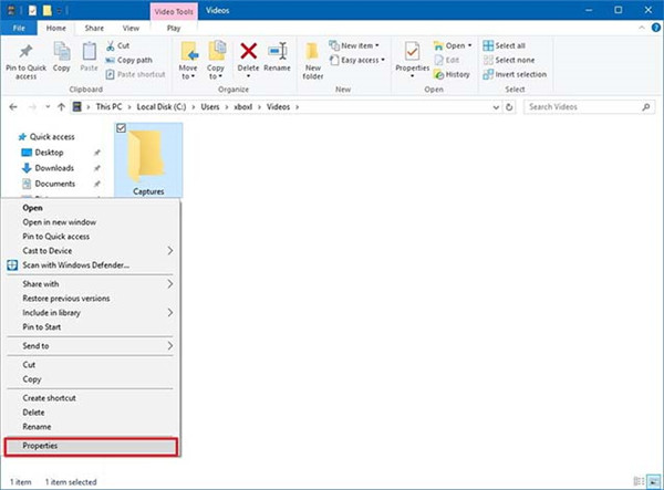 Win10怎么更改捕獲文件夾位置？Win10更改捕獲文件夾位置的方法