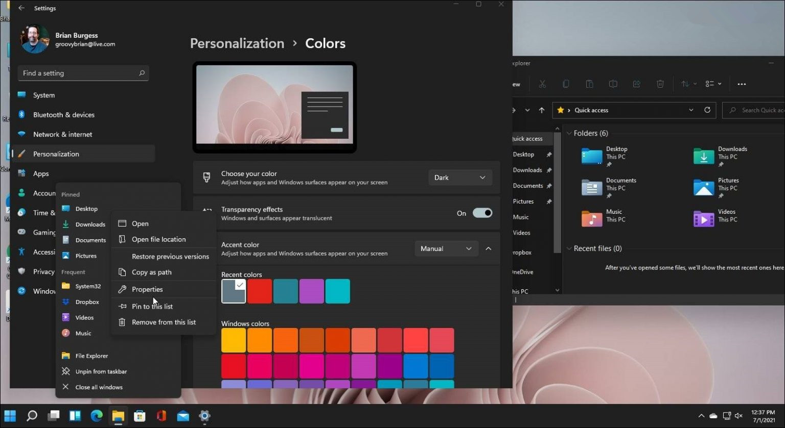 Win11系統黑暗模式怎么設置？