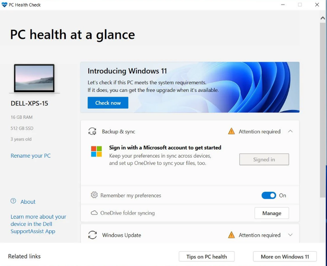 電腦健康狀況顯示我這臺電腦無法運行Windows11怎么解決？