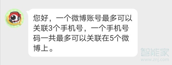 微博手機號可以綁定幾個微博