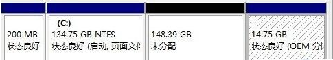 Win7旗艦版磁盤未分配空間無法新建分區怎么回事？
