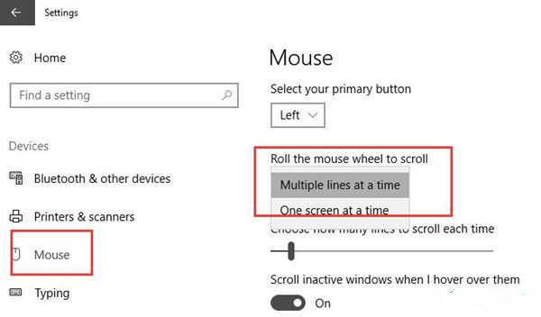 Win10專業版的鼠標滑輪速度怎么設置？Win10專業版鼠標輪滑設置教程