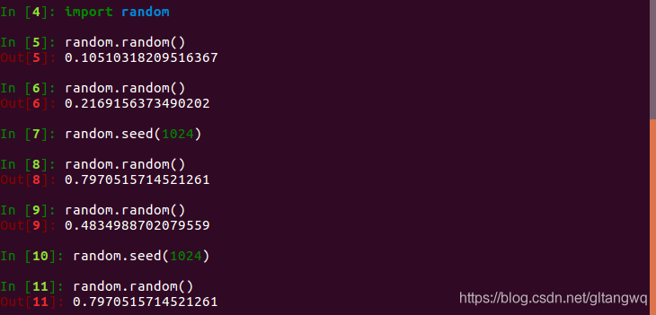 簡述python&pytorch 隨機種子的實現