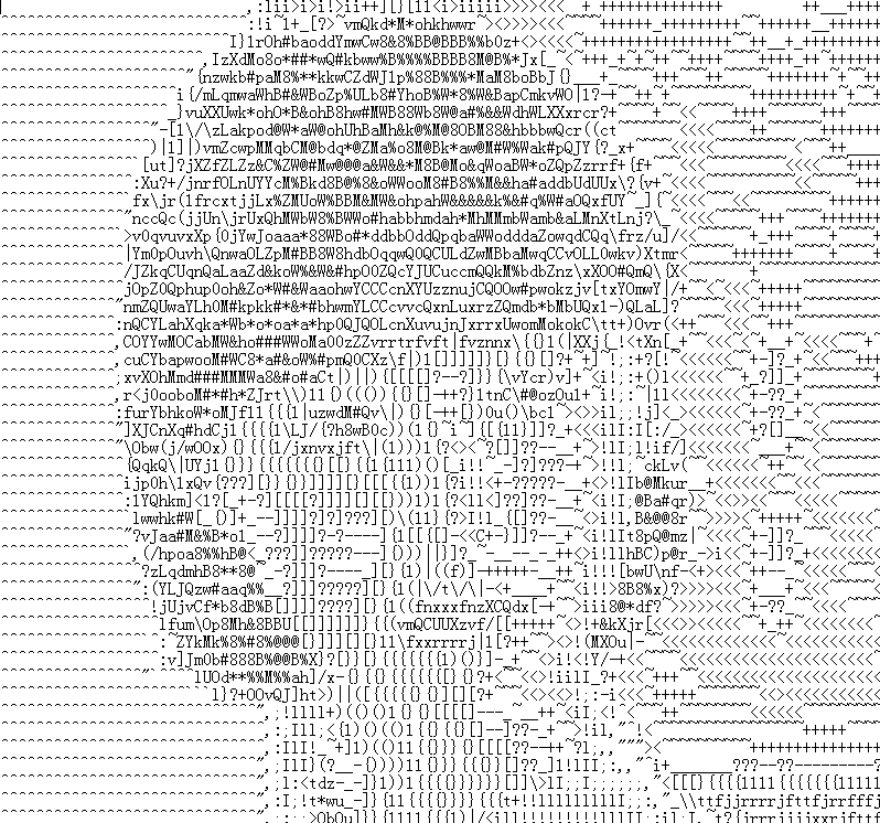 基于python實現圖片轉字符畫代碼實例