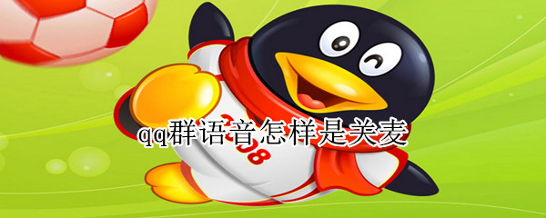 qq群語音怎樣是關麥