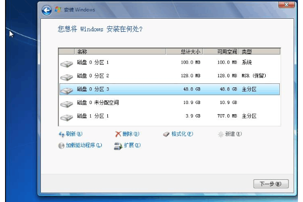 U盤裝系統提示windows無法安裝到這個磁盤選中的磁盤采用GPT分區形式怎么辦？