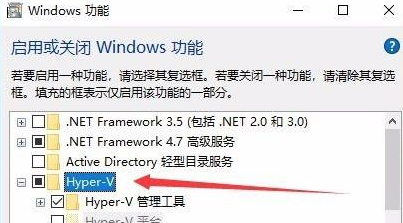 Win10沒有hyperv選項只有虛擬機平臺怎么回事？
