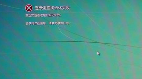 Win7旗艦版登錄進程初始化失敗如何解決？