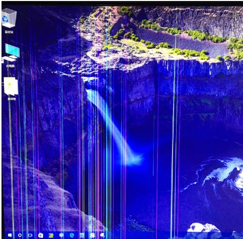 Win10電腦屏幕出現彩色條紋怎么辦？電腦屏幕出現彩色條紋解決方法