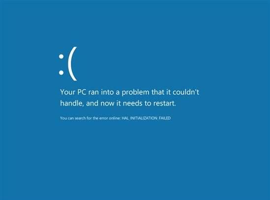 Win10專業版出現【你的電腦出現問題需要重新啟動】怎么辦？