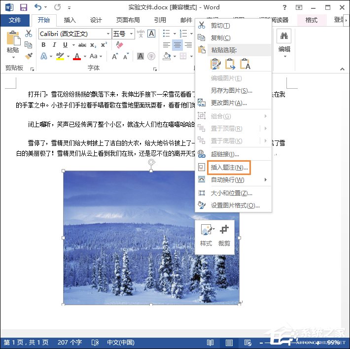Word怎么給圖片加注釋？怎么在Word圖片下面插入注釋
