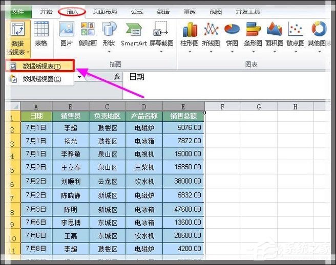 Excel如何制作動態數據透視表？