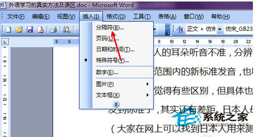 Word分頁符怎么用？Word插入分頁符的方法