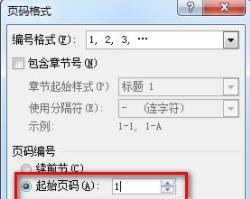 Word頁碼怎么從第二頁開始設置為1？