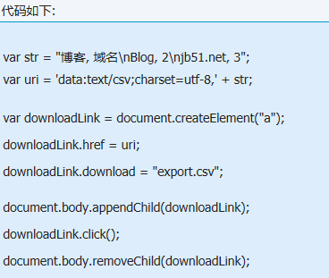JS兼容瀏覽器怎么導出Excel（CSV）文件？具體導出技巧分享
