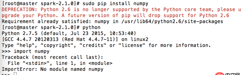 python - 用pip安裝numpy顯示satisfied，在2.6的sitepackage里，如何給2.7單獨安裝？
