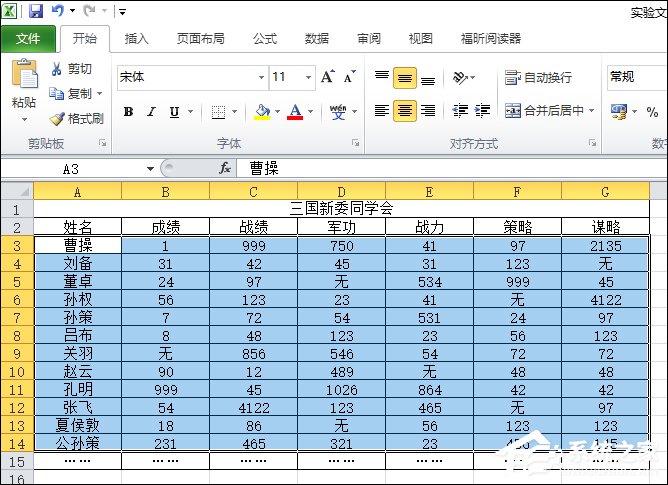 表格如何隔行填充顏色？Excel表格底色隔行填充方法