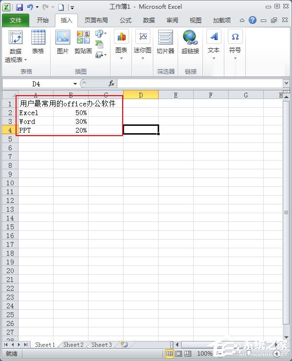 Excel扇形統計圖怎么做？