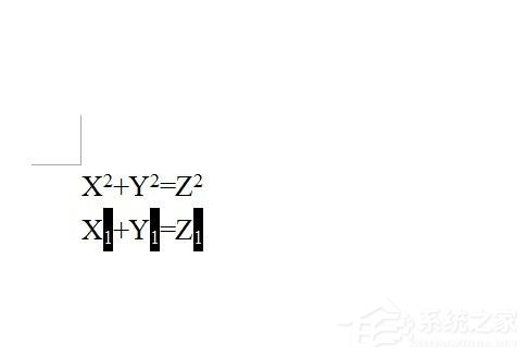 Word文檔下標怎么打出來？